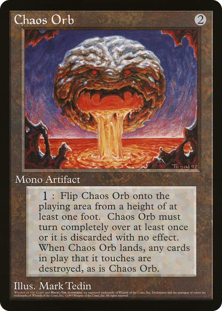 Chaos Orb (O90P-001) - Oversized 90's Promos-1