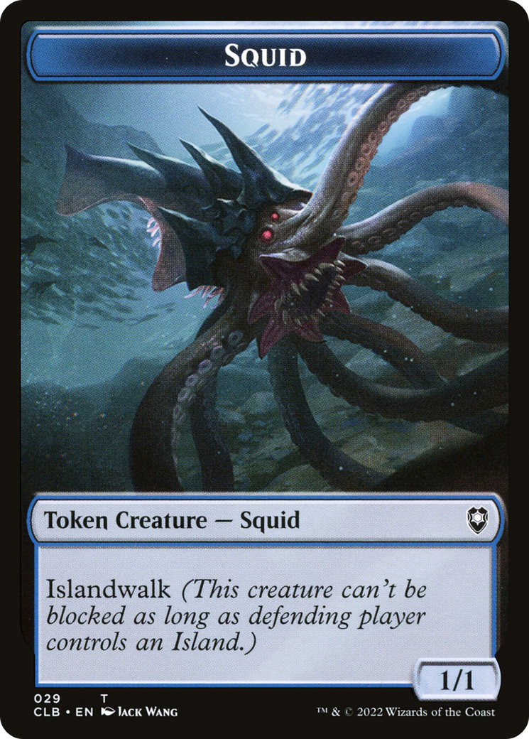 Squid (TCLB-029) - Battle for Baldur's Gate Tokens-1