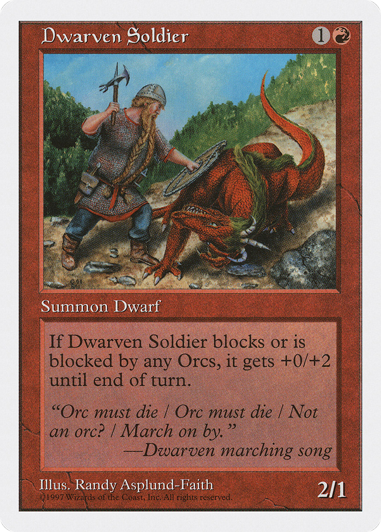 Dwarven Soldier [Fifth Edition]-1