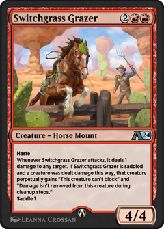 Switchgrass Grazer (YOTJ-014) - Alchemy: Outlaws of Thunder Junction-1