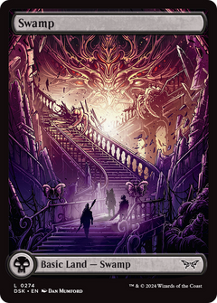 Swamp (274) - Full Art [Duskmourn: House of Horror]-1