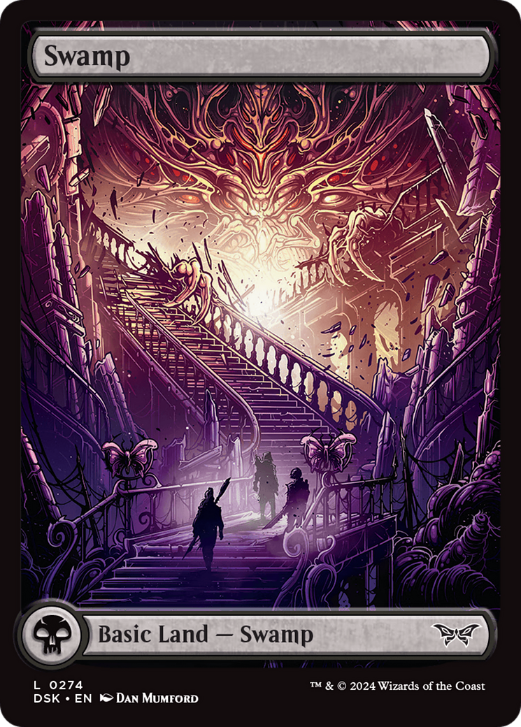 Swamp (274) - Full Art [Duskmourn: House of Horror]-1