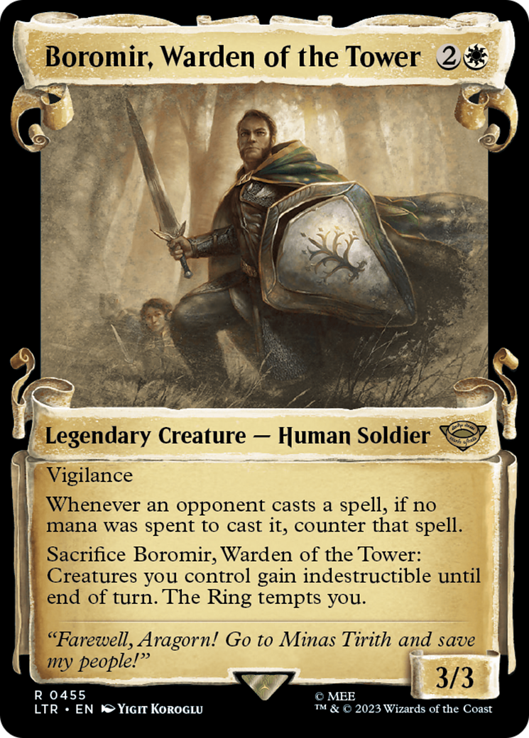 Boromir, Warden of the Tower [The Lord of the Rings: Tales of Middle-Earth Showcase Scrolls]-1