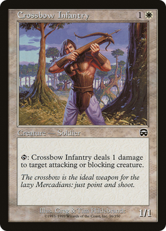 Crossbow Infantry [Mercadian Masques]-1