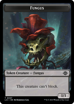 Gnome // Fungus Double-Sided Token [The Lost Caverns of Ixalan Tokens]-2
