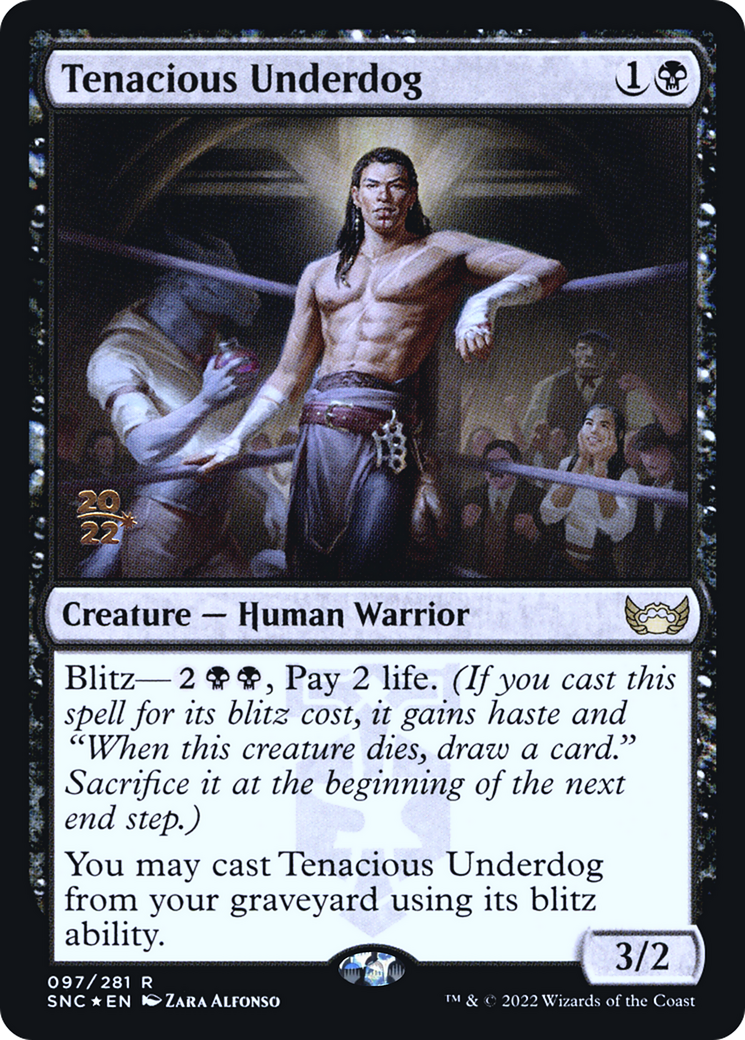 Tenacious Underdog [Streets of New Capenna Prerelease Promos]-1