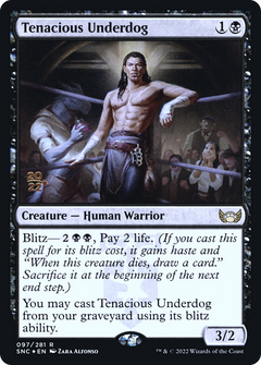 Tenacious Underdog [Streets of New Capenna Prerelease Promos]-1