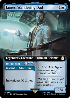 James, Wandering Dad // Follow Him (Extended Art) (Surge Foil) [Fallout]-1
