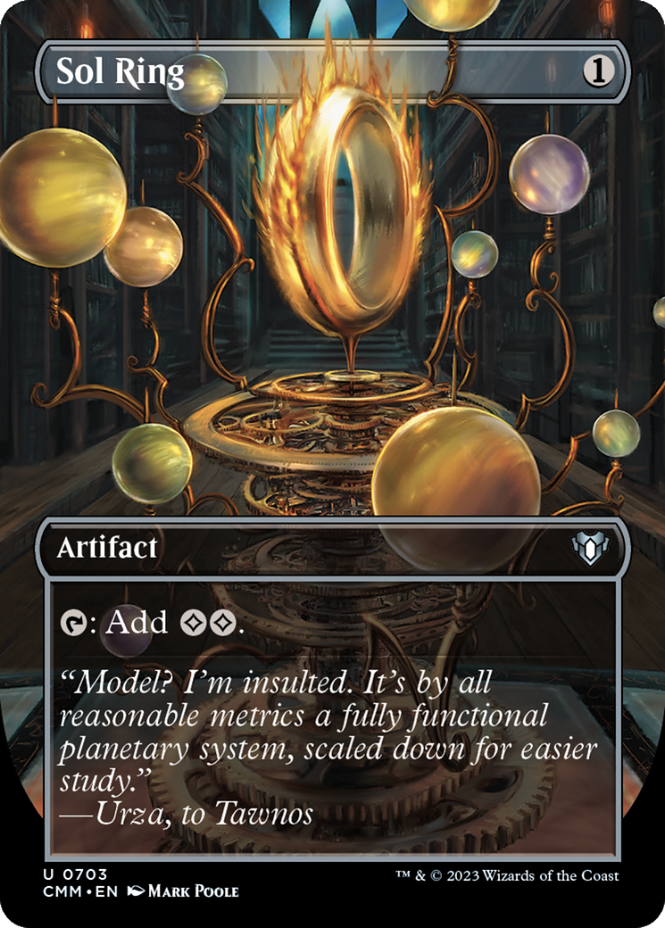 Sol Ring (Borderless Alternate Art) [Commander Masters]-1