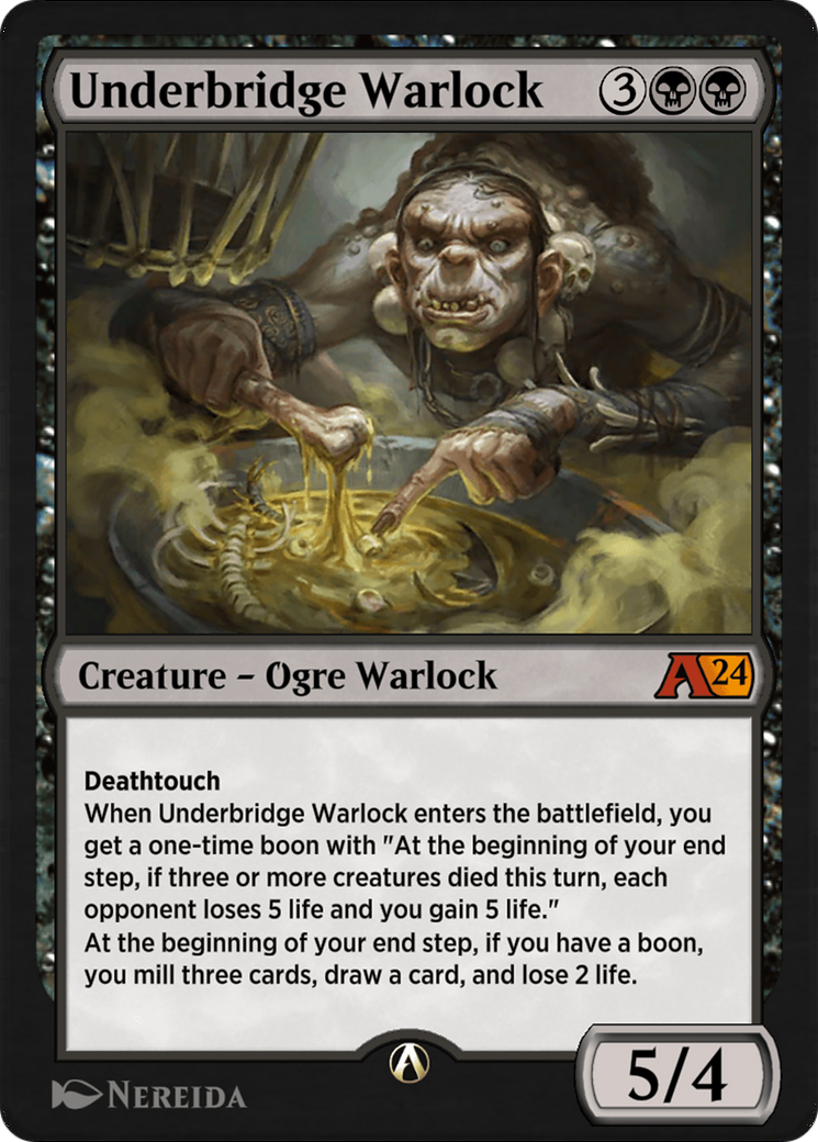 Underbridge Warlock (YWOE-008) - Alchemy: Wilds of Eldraine-1