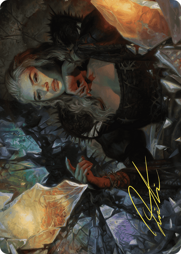 Prophetic Prism // Prophetic Prism (AWOE-045) - Wilds of Eldraine Art Series (Borderless) Foil-3