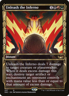 Unleash the Inferno (Showcase) (SNC-337) - Streets of New Capenna: (Showcase)-1