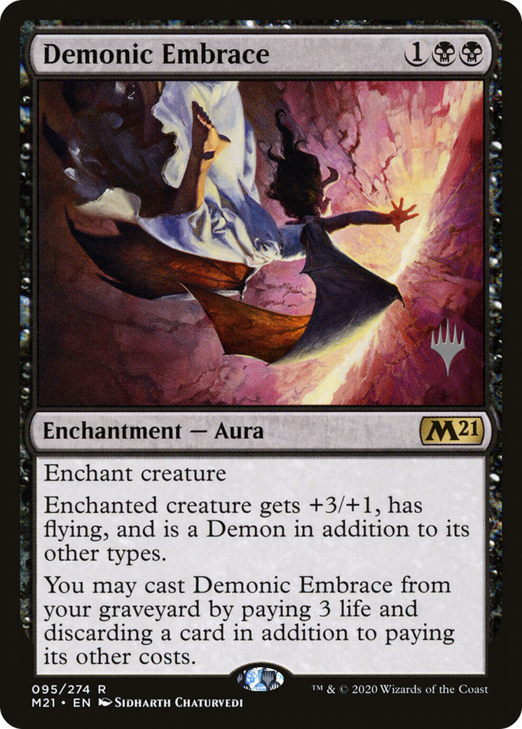 Demonic Embrace (Promo Pack) [Core Set 2021 Promos]-1