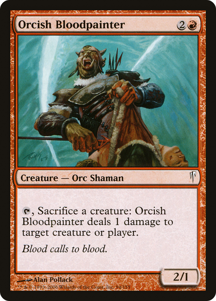 Orcish Bloodpainter [Coldsnap]-1