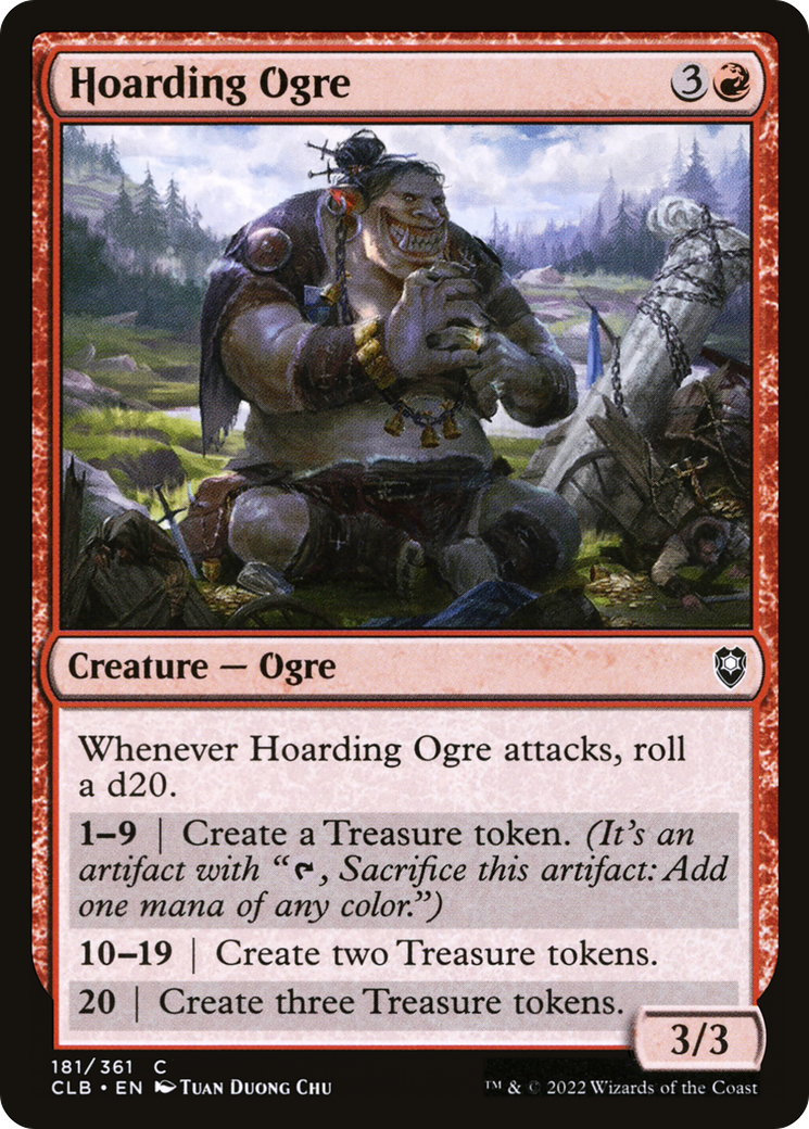 Hoarding Ogre [Commander Legends: Battle for Baldur's Gate]-1