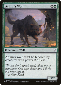 Arlinn's Wolf [War of the Spark]-1