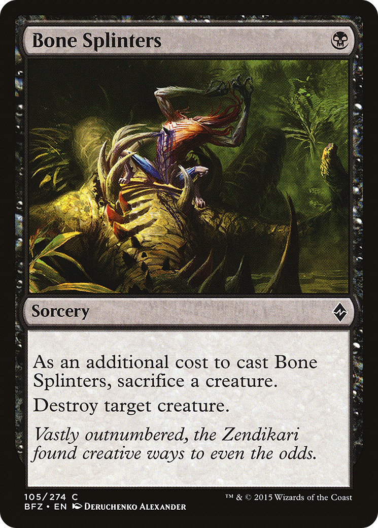 Bone Splinters [Battle for Zendikar]-1