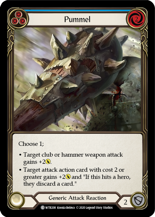 Pummel (Blue) [U-WTR208] (Welcome to Rathe Unlimited)  Unlimited Rainbow Foil-2
