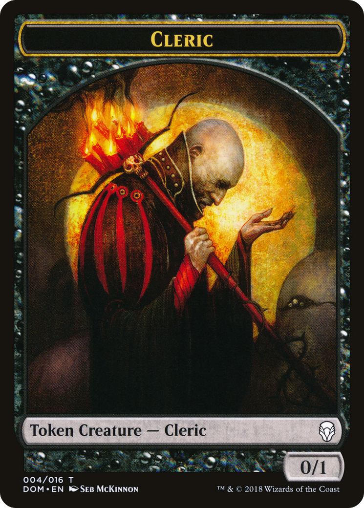 Cleric Token [Dominaria Tokens]-1
