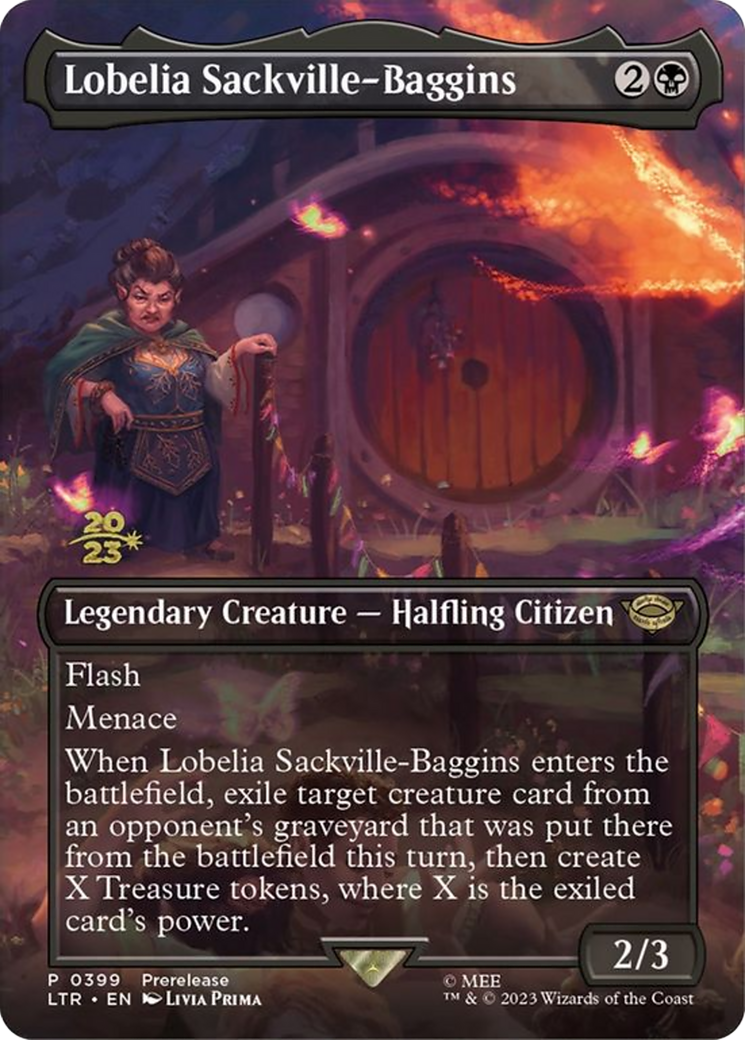 Lobelia Sackville-Baggins (399) [The Lord of the Rings: Tales of Middle-Earth Prerelease Promos]-1