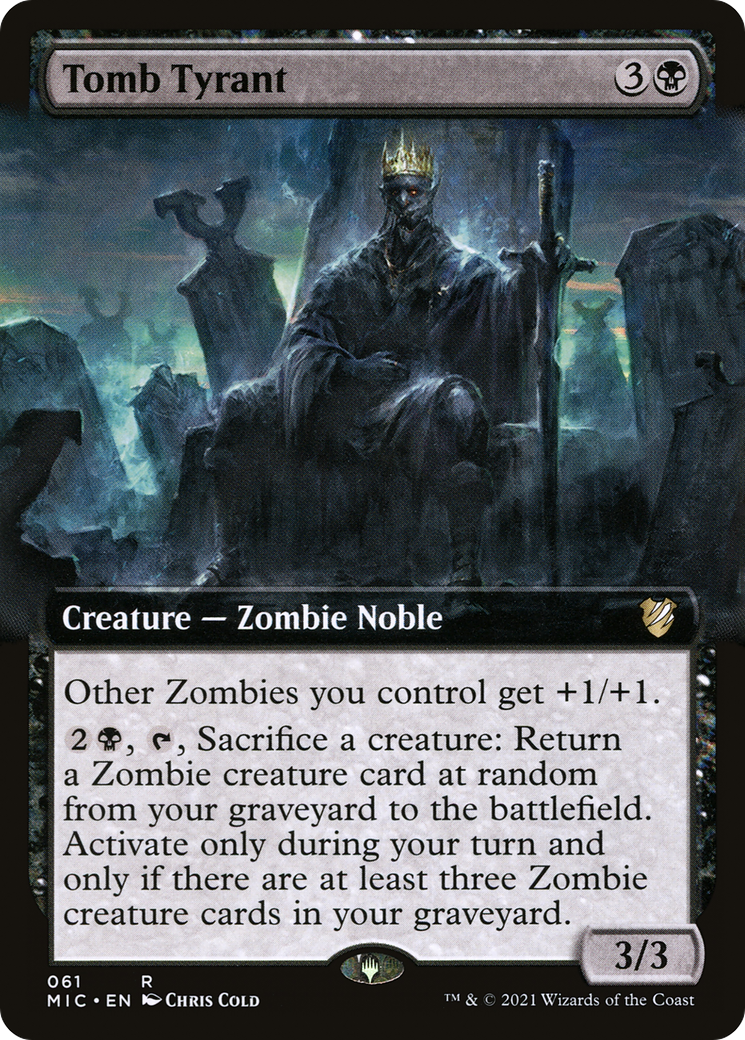 Tomb Tyrant (Extended Art) [Innistrad: Midnight Hunt Commander]-1