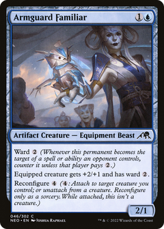 Armguard Familiar [Kamigawa: Neon Dynasty]-1