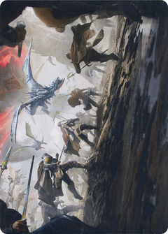 Invasion of Dominaria // Invasion of Dominaria (AMOM-006) - March of the Machine Art Series (Borderless)-1