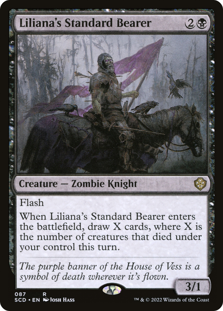 Liliana's Standard Bearer [Starter Commander Decks]-1