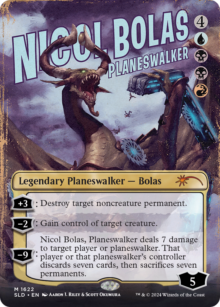 Nicol Bolas, Planeswalker (SLD-1622) - Secret Lair Drop (Borderless) Foil-1