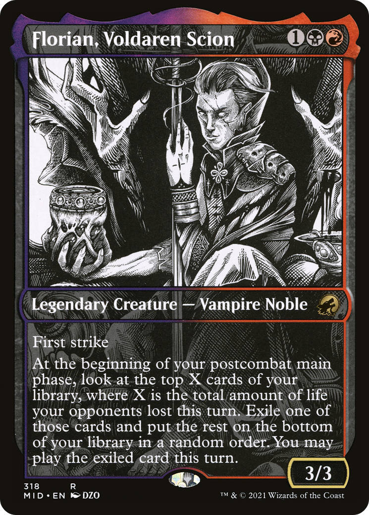 Florian, Voldaren Scion (Showcase Eternal Night) [Innistrad: Midnight Hunt]-1