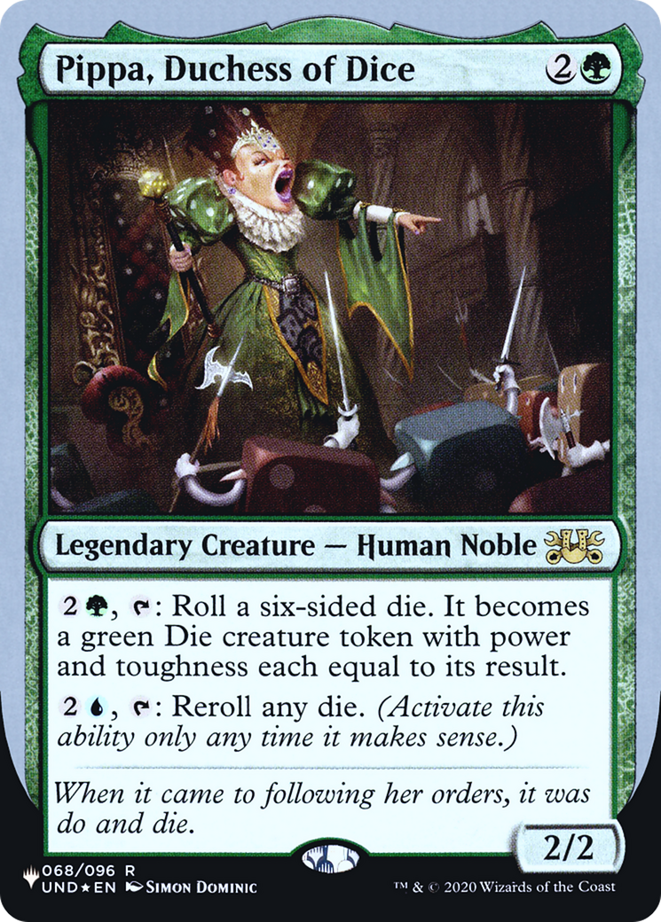 Pippa, Duchess of Dice (Unfinity Foil Edition) [The List]-1