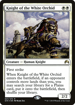 Knight of the White Orchid [Magic Origins Prerelease Promos]-1