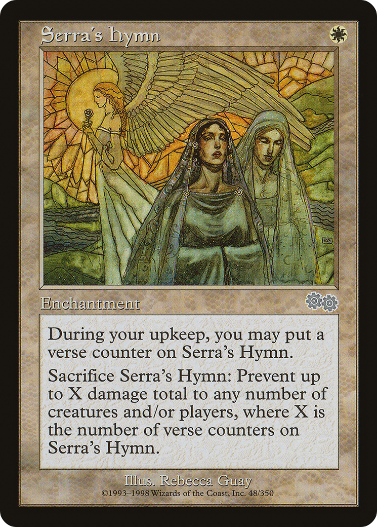 Serra's Hymn [Urza's Saga]-1