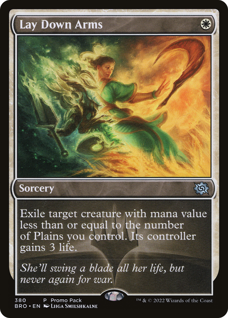 Lay Down Arms (Promo Pack) [The Brothers' War Promos]-1
