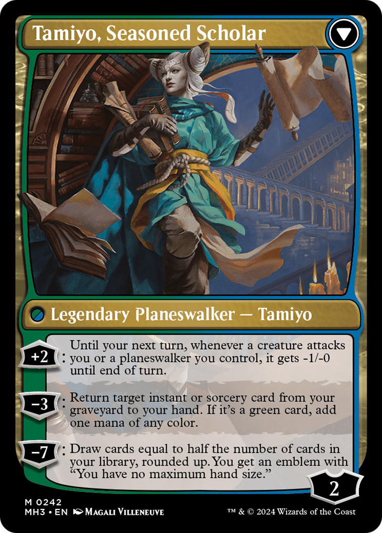 Tamiyo, Inquisitive Student // Tamiyo, Seasoned Scholar [Modern Horizons 3]-2