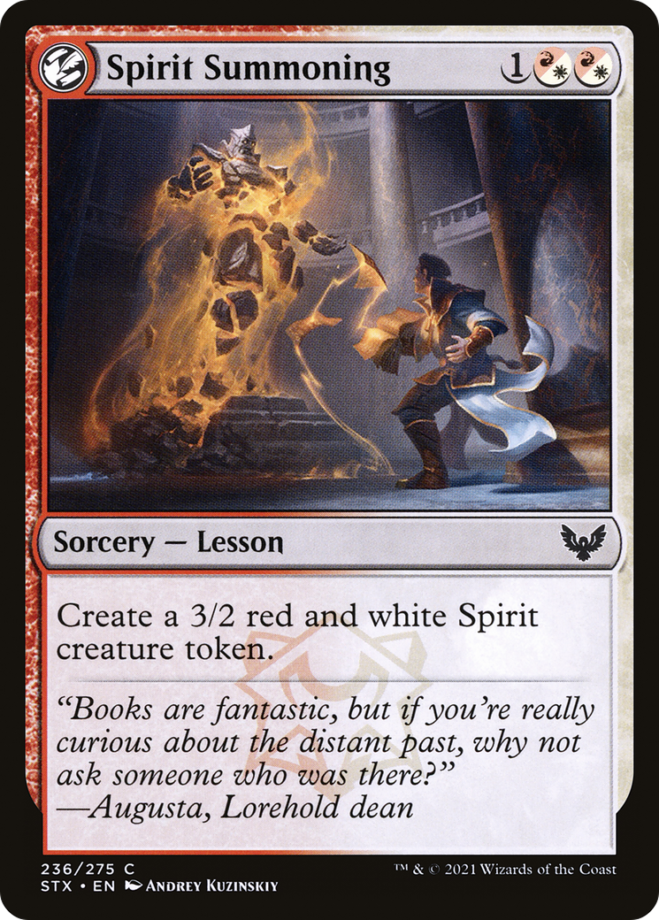 Spirit Summoning [Strixhaven: School of Mages]-1