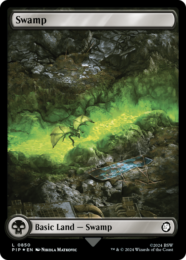Swamp (0850) (Surge Foil) [Fallout]-1