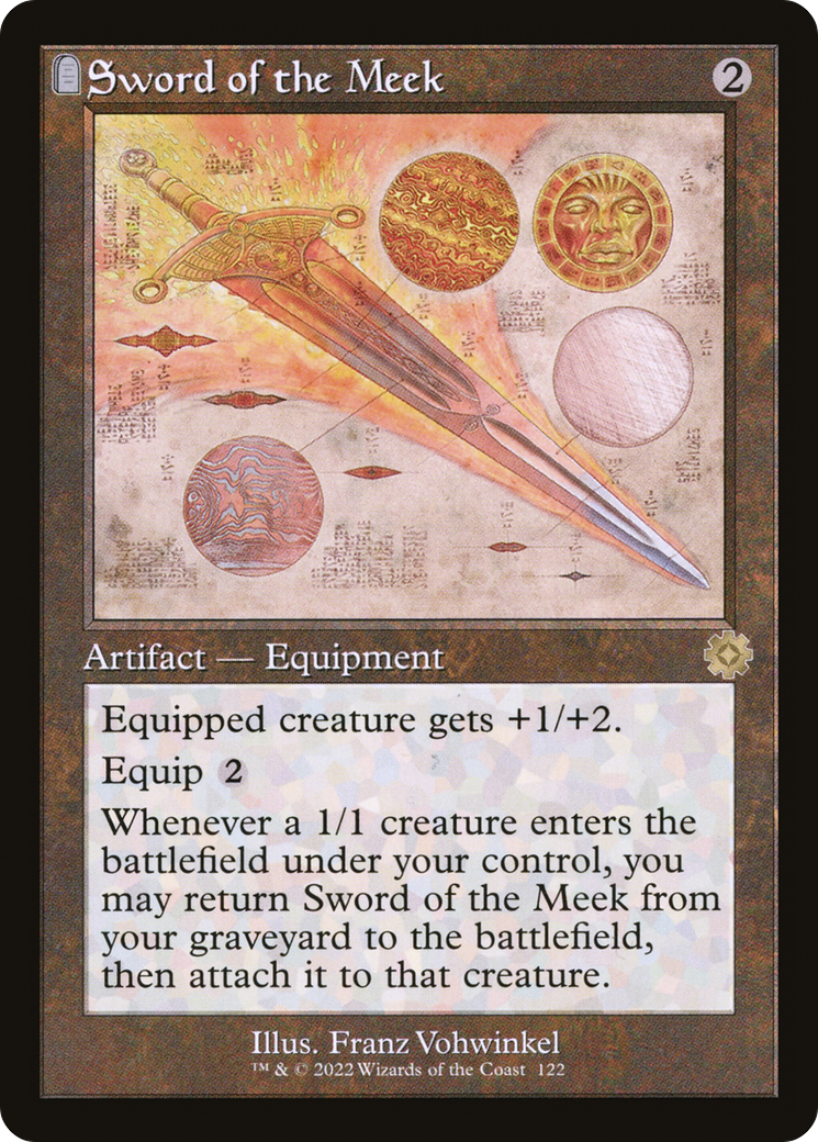 Sword of the Meek (Retro Schematic) [The Brothers' War Retro Artifacts]-1