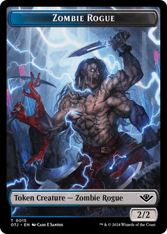 Zombie Rogue (TOTJ-015) - Outlaws of Thunder Junction Tokens-1
