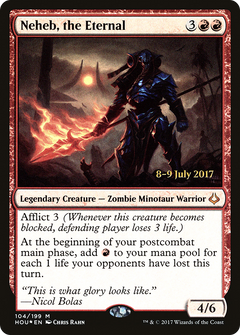Neheb, the Eternal [Hour of Devastation Prerelease Promos]-1