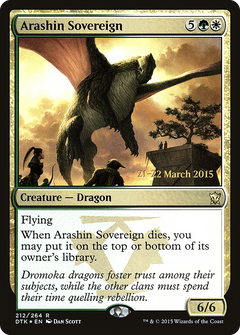 Arashin Sovereign [Dragons of Tarkir Prerelease Promos]-1