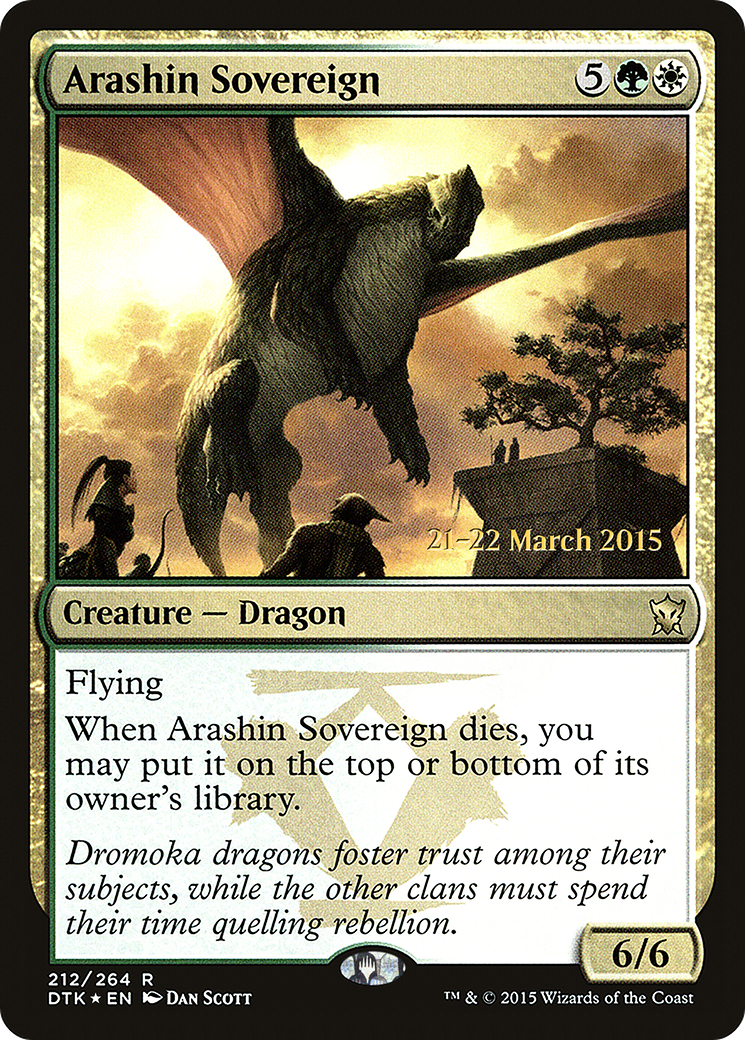 Arashin Sovereign [Dragons of Tarkir Prerelease Promos]-1