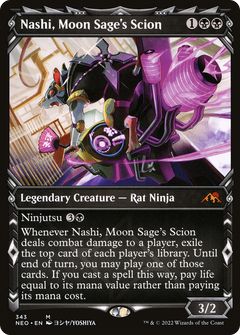 Nashi, Moon Sage's Scion (Showcase Ninja) [Kamigawa: Neon Dynasty]-1