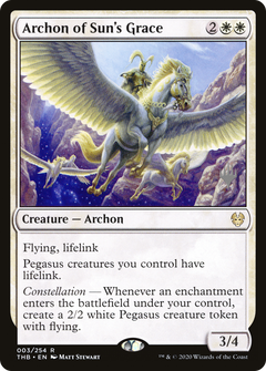 Archon of Sun's Grace (Promo Pack) [Theros Beyond Death Promos]-1