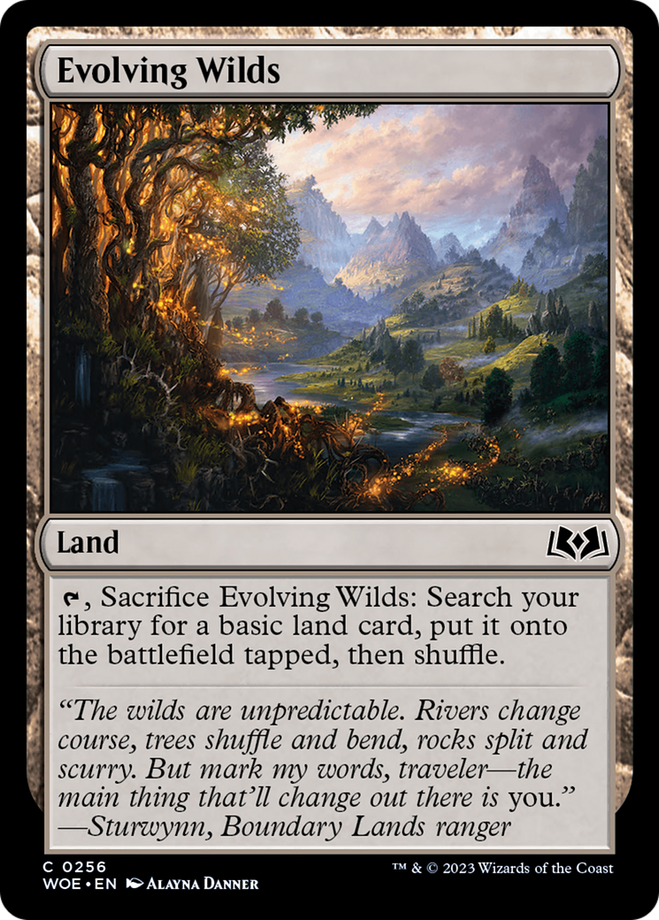 Evolving Wilds [Wilds of Eldraine]-1