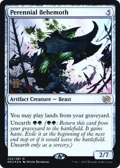 Perennial Behemoth [The Brothers' War Prerelease Promos]-1