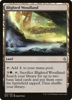 Blighted Woodland [Battle for Zendikar]-1