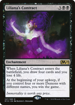Liliana's Contract [Core Set 2019]-1