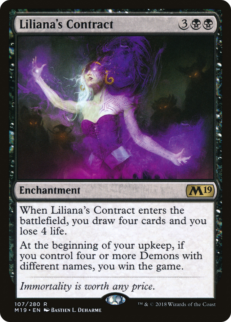 Liliana's Contract [Core Set 2019]-1