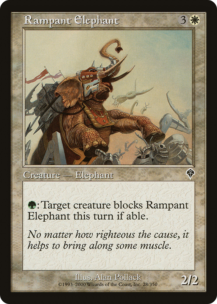 Rampant Elephant [Invasion]-1